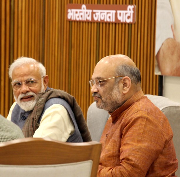 PM Modi, Amit Shah during BJP's CEC meeting