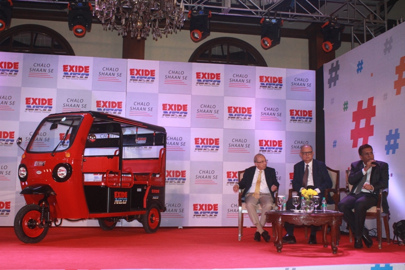 Exide announces its entry into e-rickshaw market