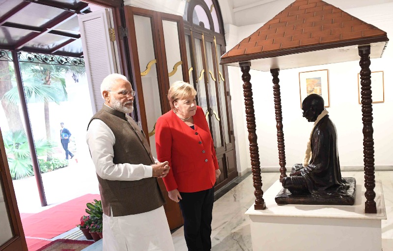 Angela Merkel visits India