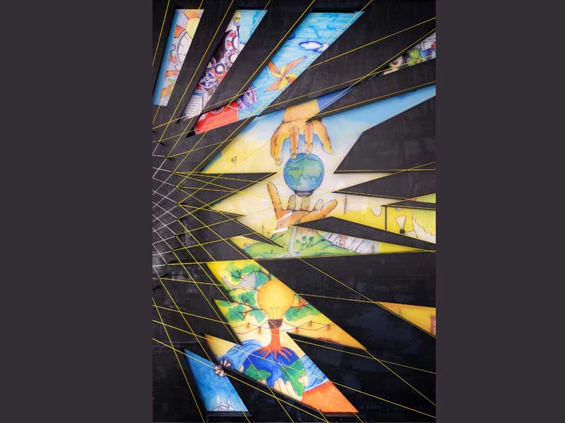 Fabulous art works by Baaya Design at Bombay House