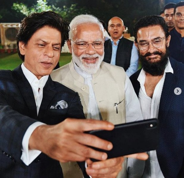 Modi's evening date with Bollywood celebrities