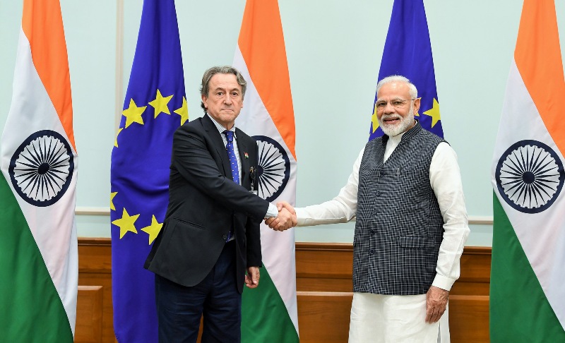 European Union delegation members meet PM Narendra Modi 