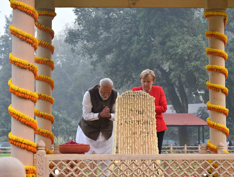 Angela Merkel visits India