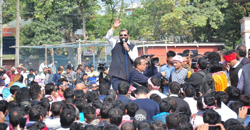 Assamese actress shouts slogans while protesting against CAB