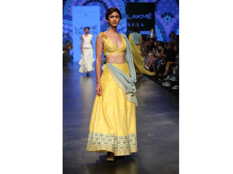 Designer Varun Bahl showcases his collection on LFW Day 1