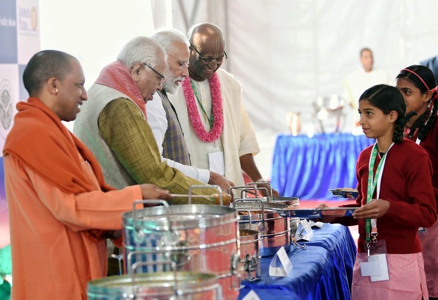 Prime Minister Narendra Modi in Uttar Pradesh