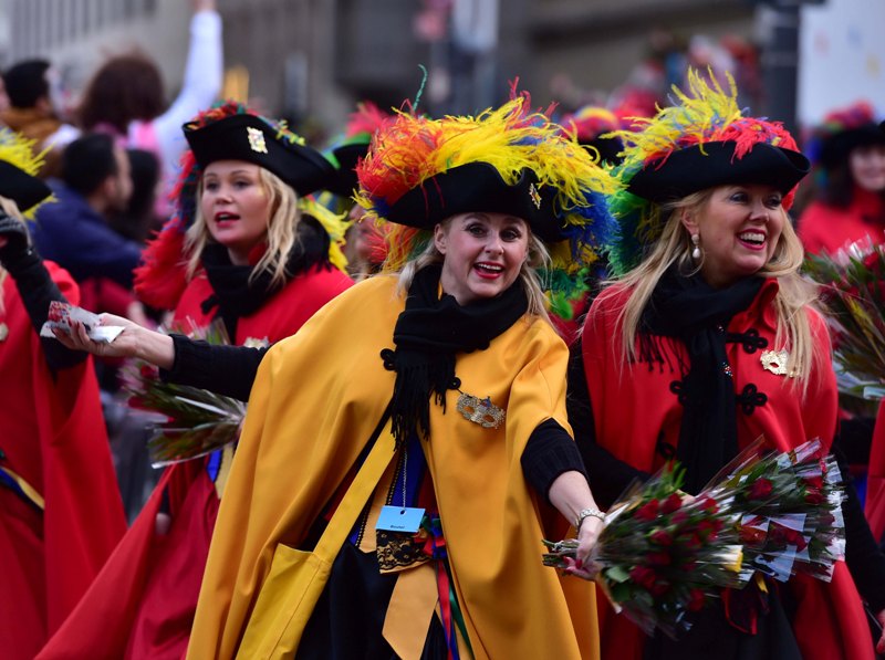 Rose Monday carnival parade in Germany