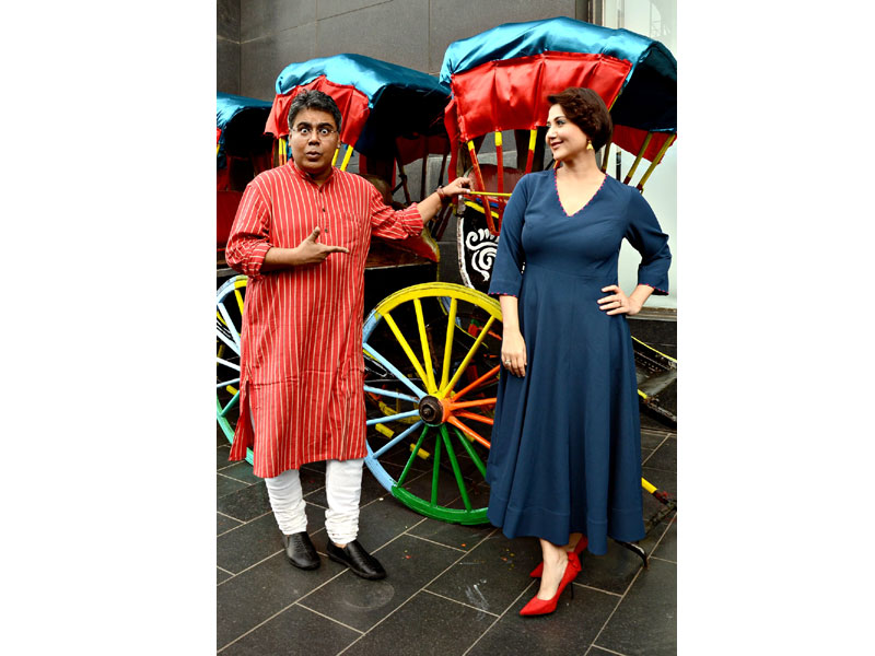 Swastika Mukherjee, Mir inaugurate Acropolis Jackpot Carnival  in Kolkata