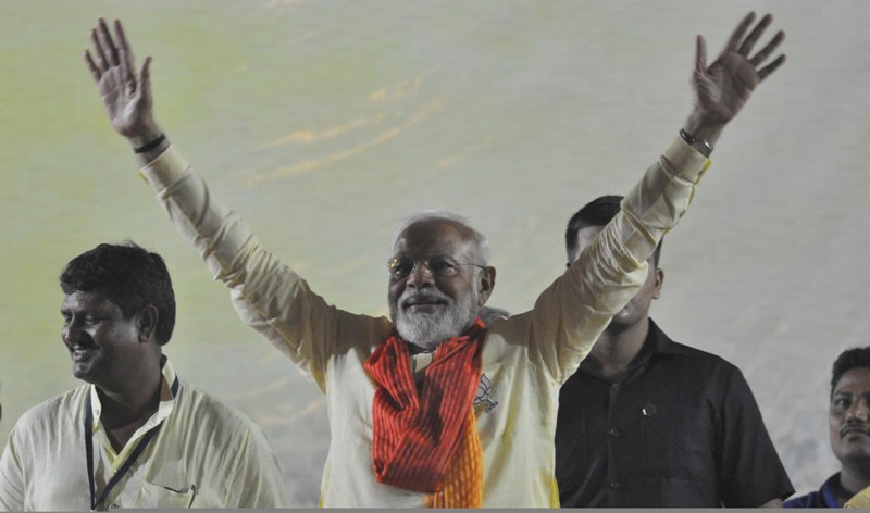 PM Modi addresses election rally in Kolkata