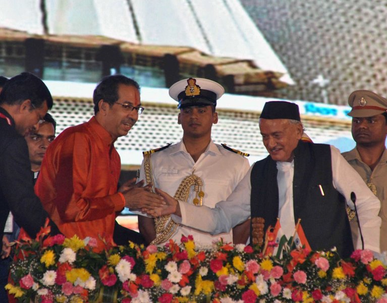 Uddhav Thackeray takes oath as Maharashtra CM, Mukesh and Neeta Amabani attend