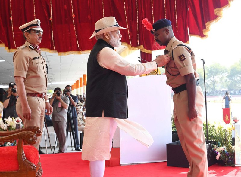 PM Modi attends  Central Industrial Security Forces Raising Day