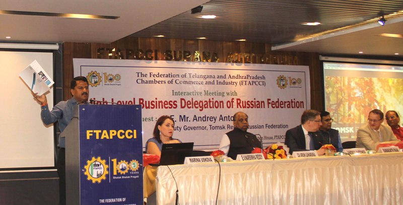 Russian business delegation visits Hyderabad