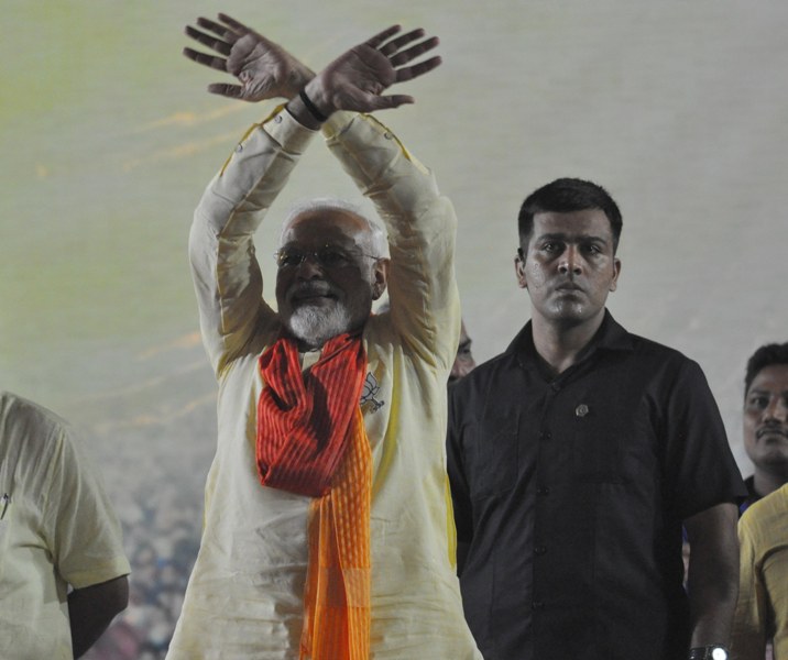 PM Modi addresses election rally in Kolkata