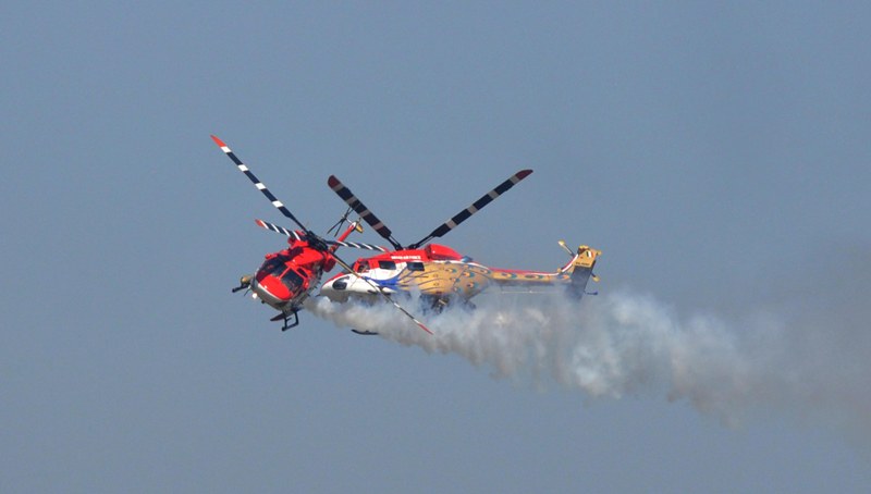 Rafale fighter jet during full dress rehearsal ahead of 12th Edition of Aero India '19 