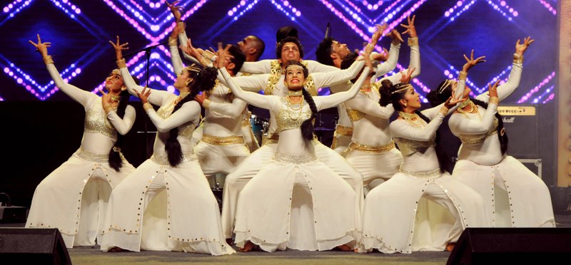 Students perform at National Dance and Music festival in Thiruvananthapuram 