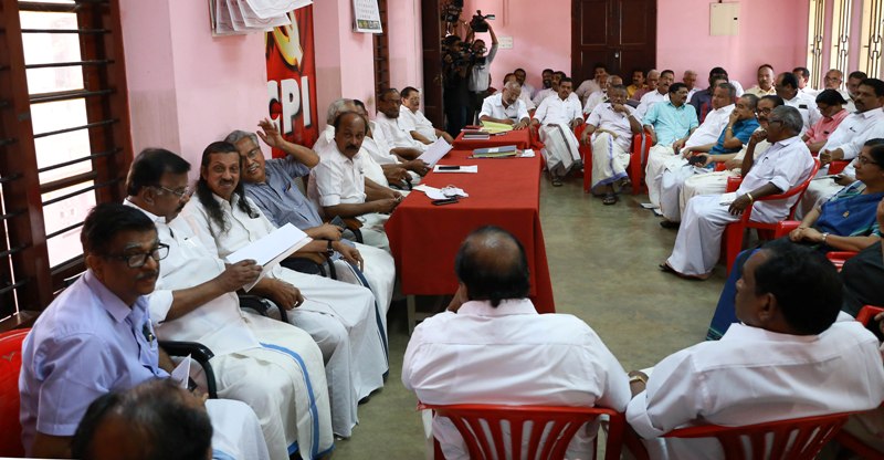 Executive meeting of Kerala Communist Party of India (CPI)