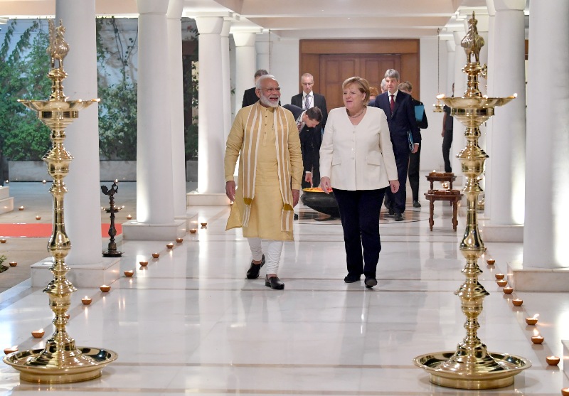Angela Merkel visits India