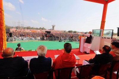 Amit Shah addresses Vijay Sankalp Rally in Jammu