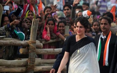 Ganga Yatra: Priyanka Gandhi Vadra reaches Mirzapur