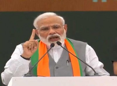 Moving forward with one mission, one direction: PM Modi after releasing BJP's poll manifesto