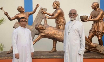 Sacred Heart Church, Thakurpukur, installs Station of The Cross