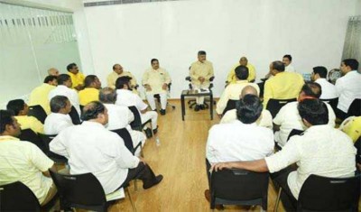 N Chandrababu Naidu elected as TDP Legislature party leader