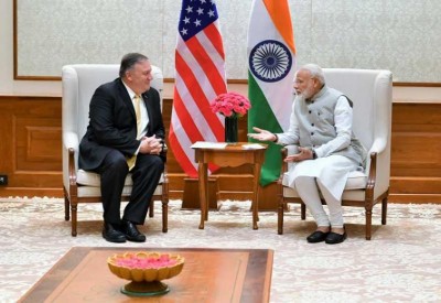 US Secretary of State Mike Pompeo meets PM Modi