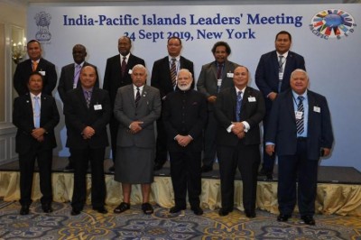 PM Modi meets Pacific Island Leaders at UN