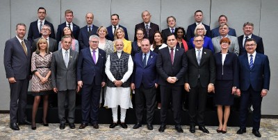 European Union delegation members meet PM Narendra Modi 