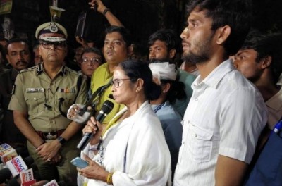 Amit Shah hired goons for vandalism here, alleges Mamata Banerjee after BJP rally turned violent