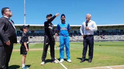 New Zealand win toss, opt to bat first against India in first ODI