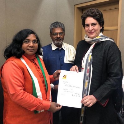 Sitting BJP MP from Uttar Pradesh Savitri Bai Phule joins Congress