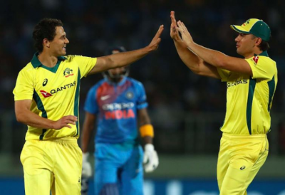 Australia beat India by 3 wickets in Vizag T20