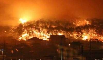 Around 150 hutments turn into ashes in Jammu inferno