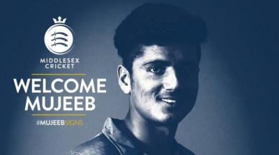 Middlesex Cricket signs Afghanistan player Mujeeb ur Rahman 
