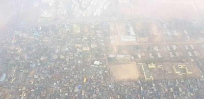 PM Narendra Modi undertakes aerial survey of cyclone Fani affected areas in Odisha; reviews the situation