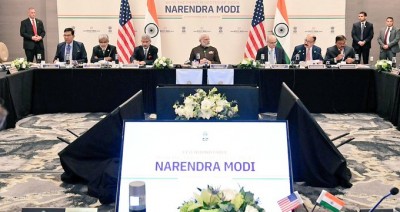 PM Modi meets top CEOs of energy companies in Houston; witnesses signing of MoU between Petronet and Tellurian
