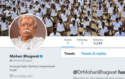 RSS chief Mohan Bhagwat joins Twitter 