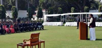 Voluntary services like NSS, NCC should be made mandatory for children from schooldays: Vice President Naidu