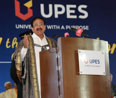 Education must inspire a thirst to innovate in our students: Vice President Naidu