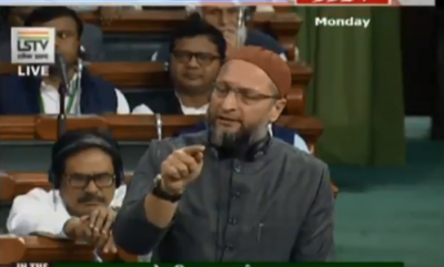 Amid heated debate Asaduddin Owaisi tears Citizenship Amendment Bill in Lok Sabha