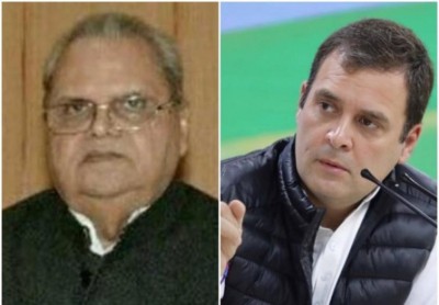 J&K Guv slams Rahul for putting 'pre-conditions' to visit Kashmir