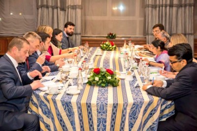 Sushma Swaraj visits Bulgaria, meets Deputy Prime Minister Ekaterina Zaharieva