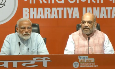 Will return with full majority: Narendra Modi says while addressing first press conference 