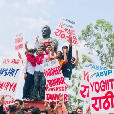 ABVP clinches  Delhi University Students' Union polls