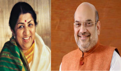 Amit Shah, Prakash Javadekar greet Lata Mangeshkar on her birthday