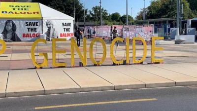 UN Human Rights Commission: Balochistan and Pashtun activists organize protests against Pakistan in Geneva