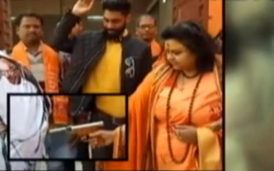 Right-wing leader who shot Mahatma Gandhi's effigy arrested