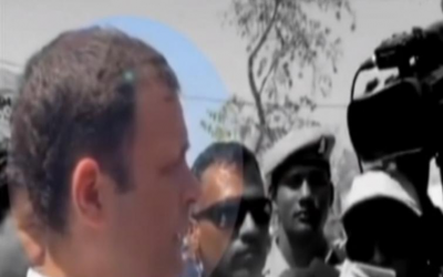 Laser light on Rahul Gandhi, Congress says breach of security 