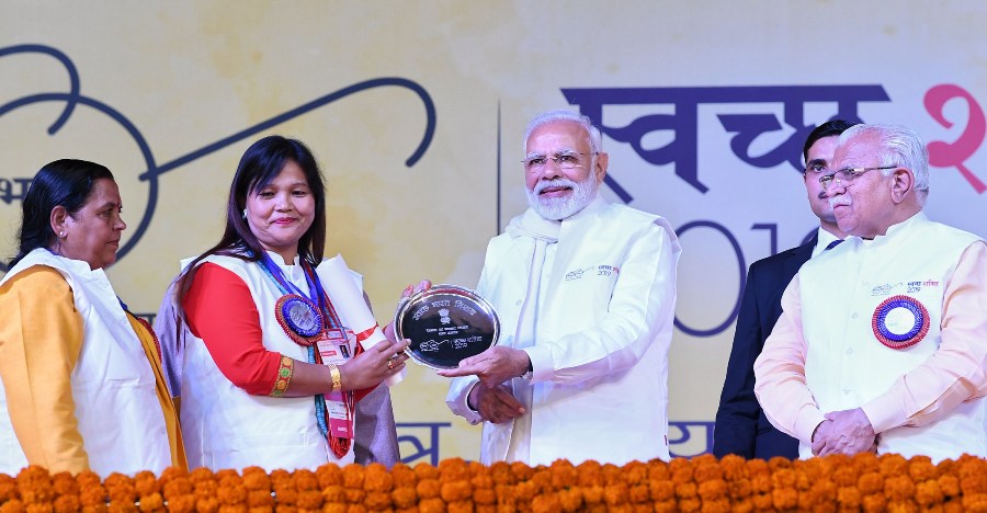 Prime Minister Narendra Modi in Haryana